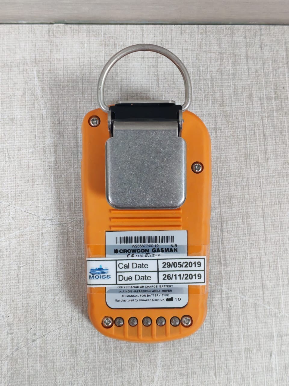 CROWCON GS-AI-B-001-G CROWCON GS-AI-B-001 G GASMAN PORTABLE GAS DETECTOR - No Flow Cap 5