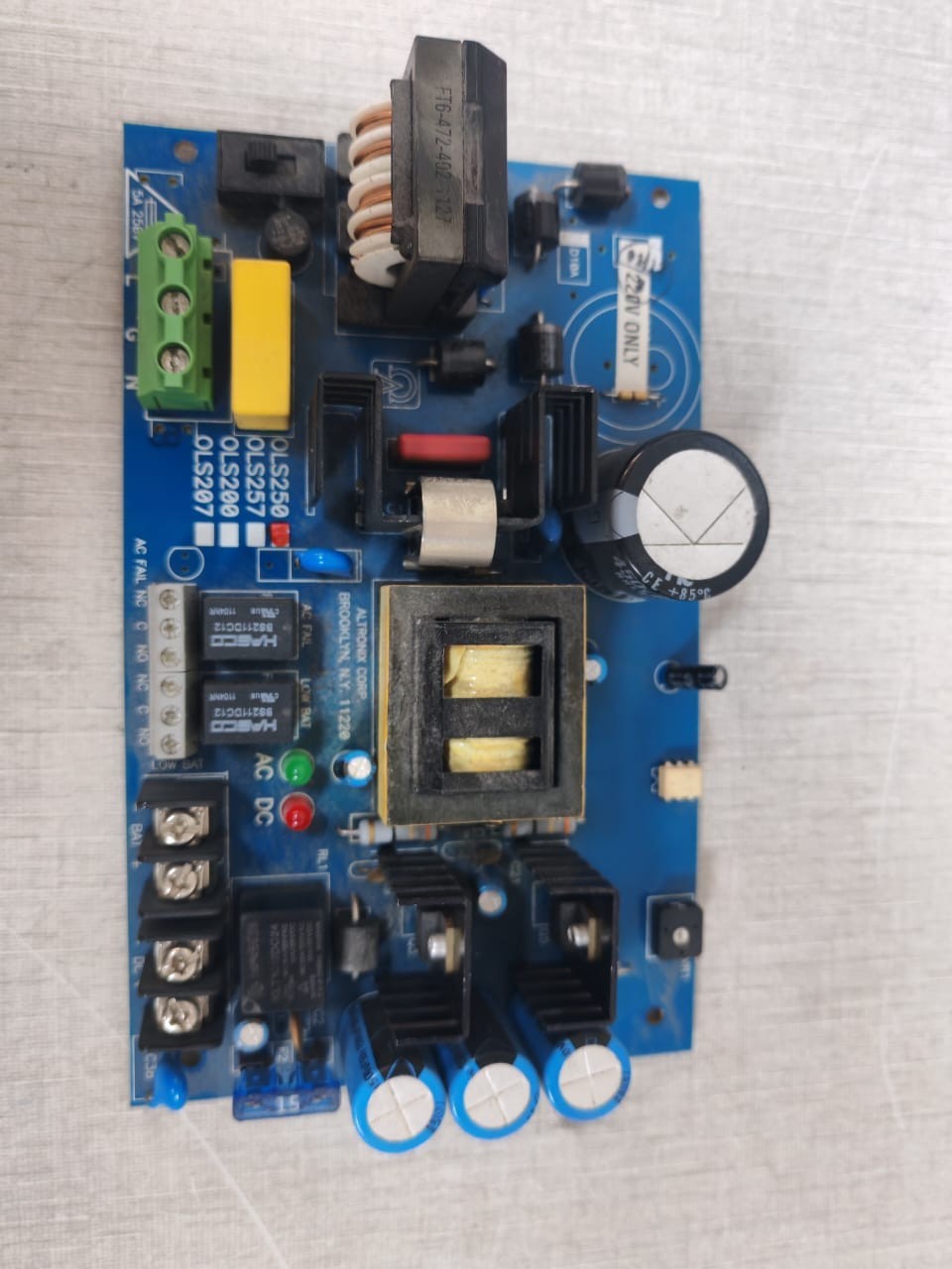 Altronix OLS250 ALTRONIX OLS250 REV-K08Y10 BOARD 6