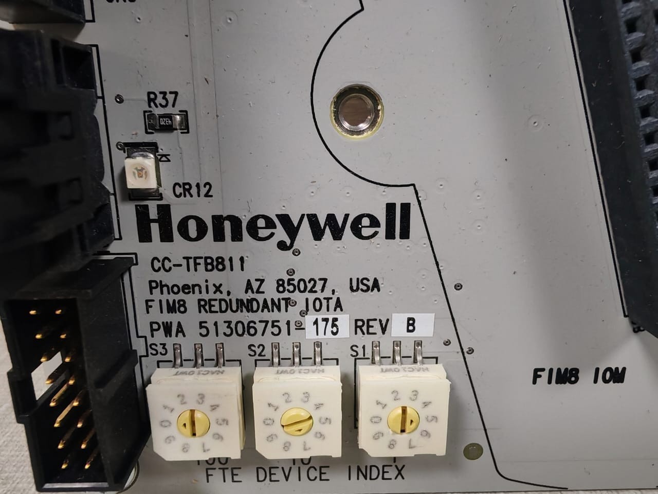 Honeywell TFB811 HONEYWELL CC-TFB811 FIM8 REDUNDANT IOTA PWA 51306751-175 REV B 2