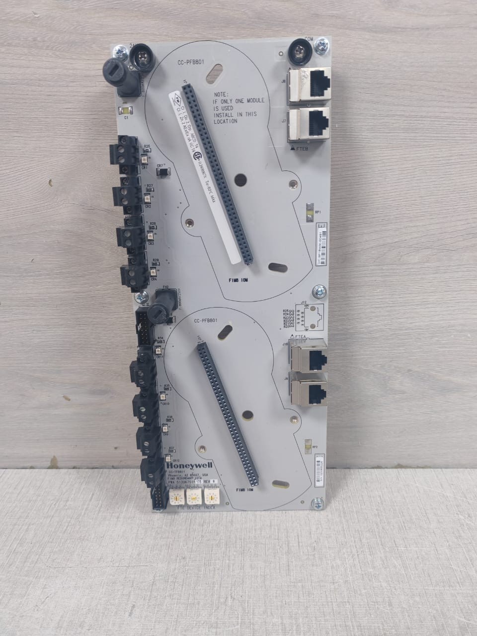 Honeywell TFB811 HONEYWELL CC-TFB811 FIM8 REDUNDANT IOTA PWA 51306751-175 REV B 3
