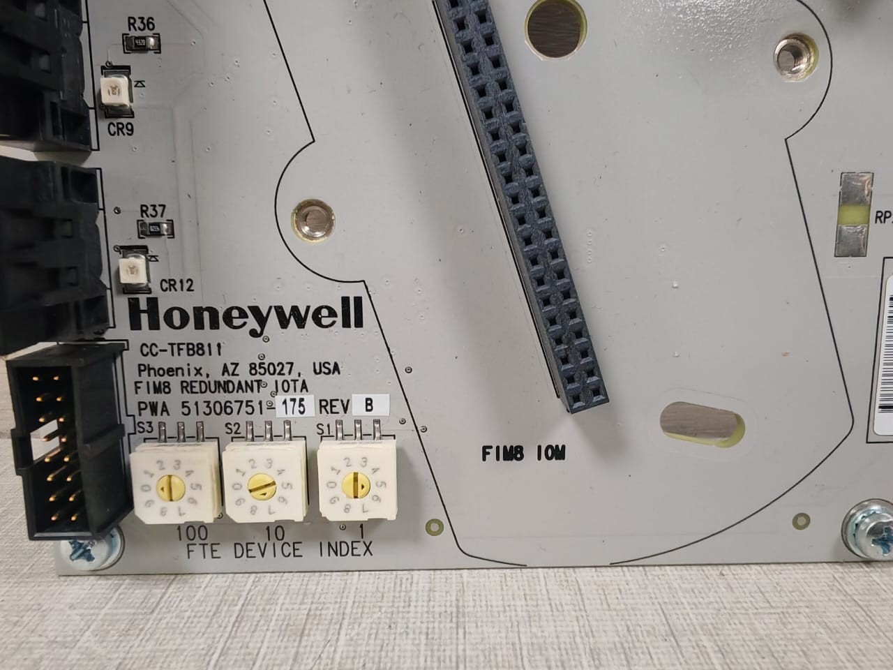 Honeywell TFB811 HONEYWELL CC-TFB811 FIM8 REDUNDANT IOTA PWA 51306751-175 REV B 7