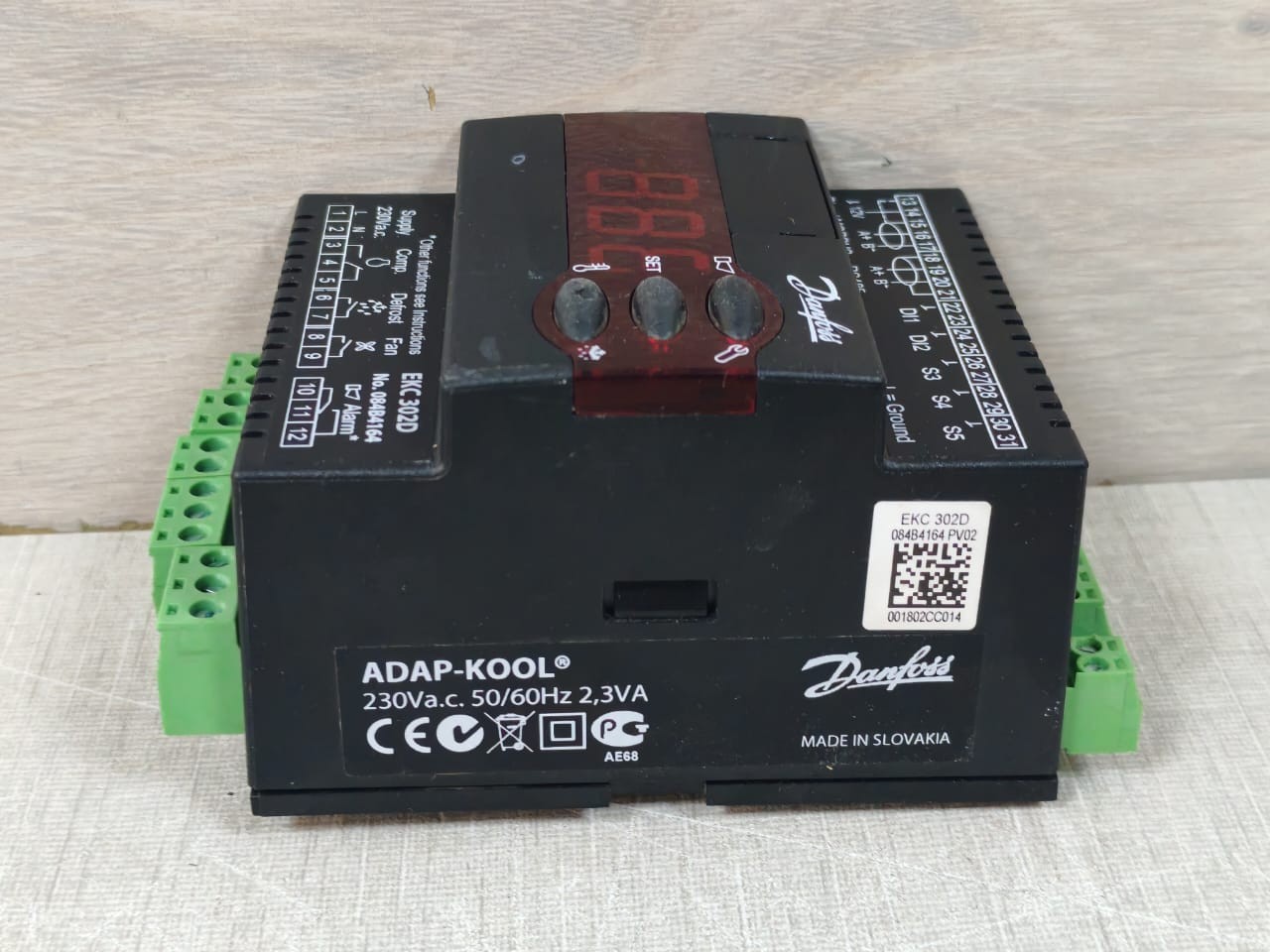 Danfoss EKC-302D Danfoss ADAP-KOOL EKC 302D Temperature Controller 084B4164 5