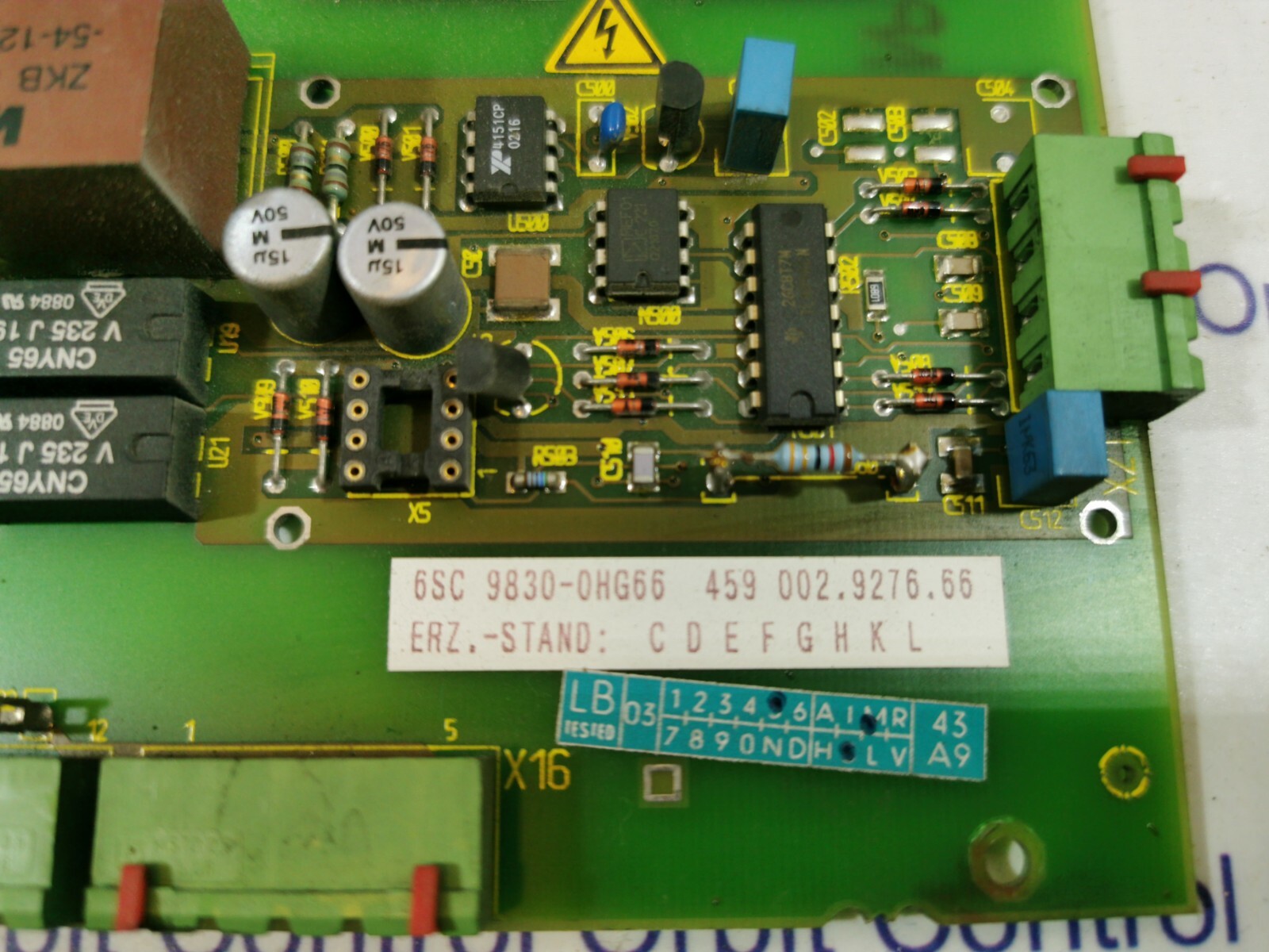Siemens 6SC9830-0HG66 Siemens 6SC9830-0HG66 / 6SC98300HG66 Board Ore Stand 2