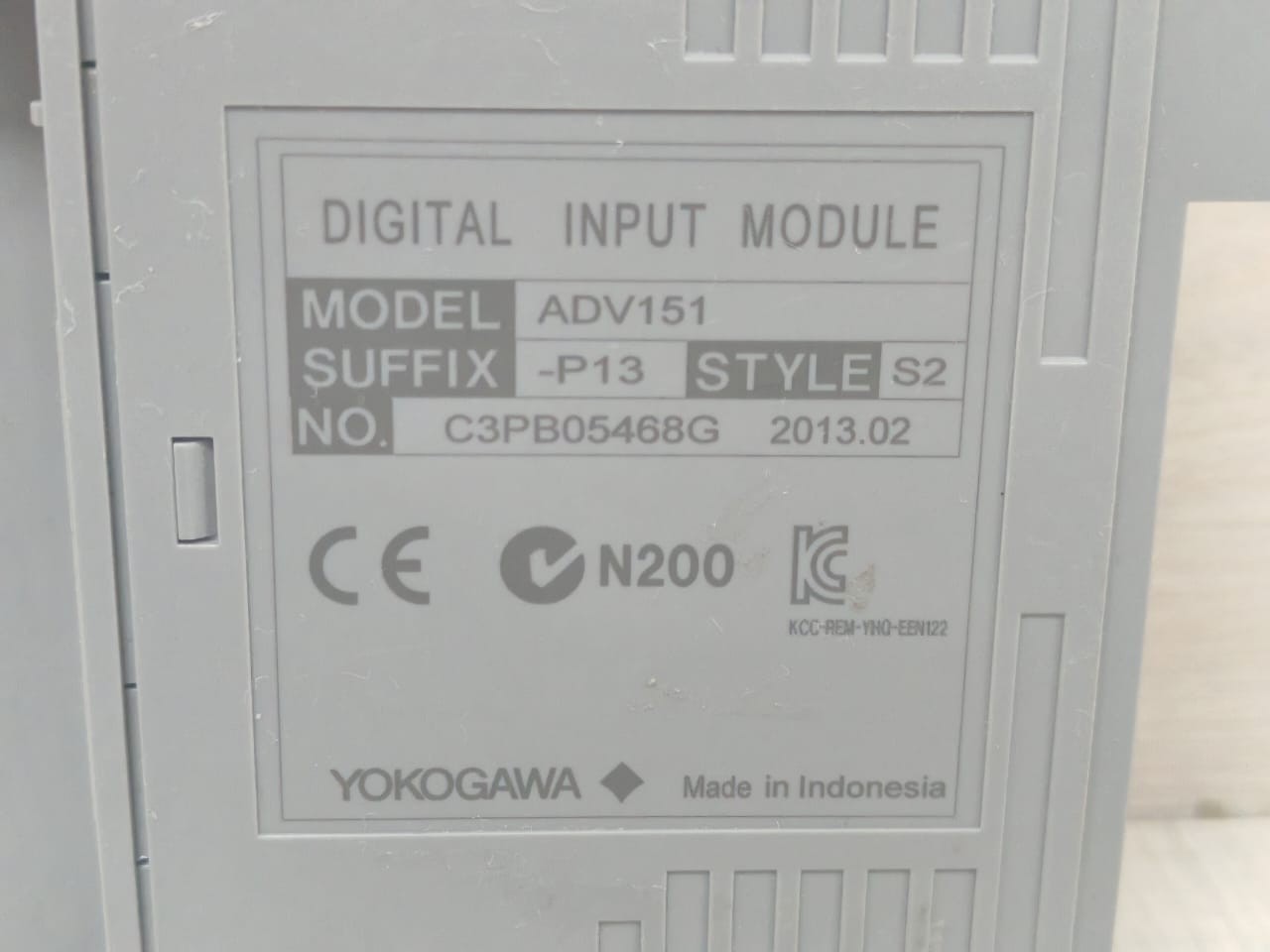 Yokogawa ADV151-P13 YOKOGAWA ADV151-P13 S2 DIGITAL INPUT MODULE 6