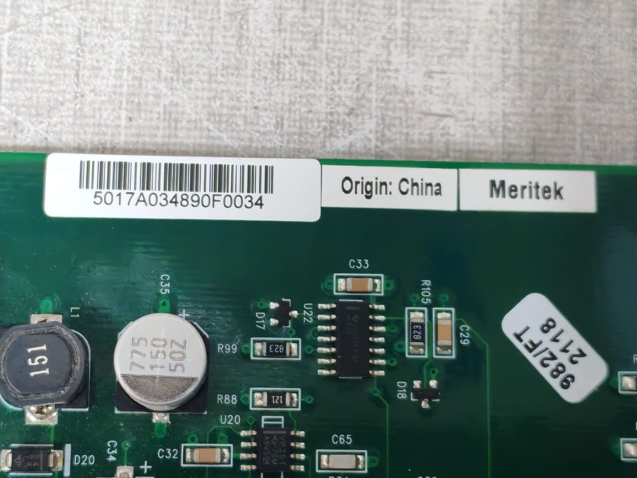 Siemens CARD-575 Siemens NIC-C 580-034890-1B Network Card 575-050575 Rev.3 [Other] 6