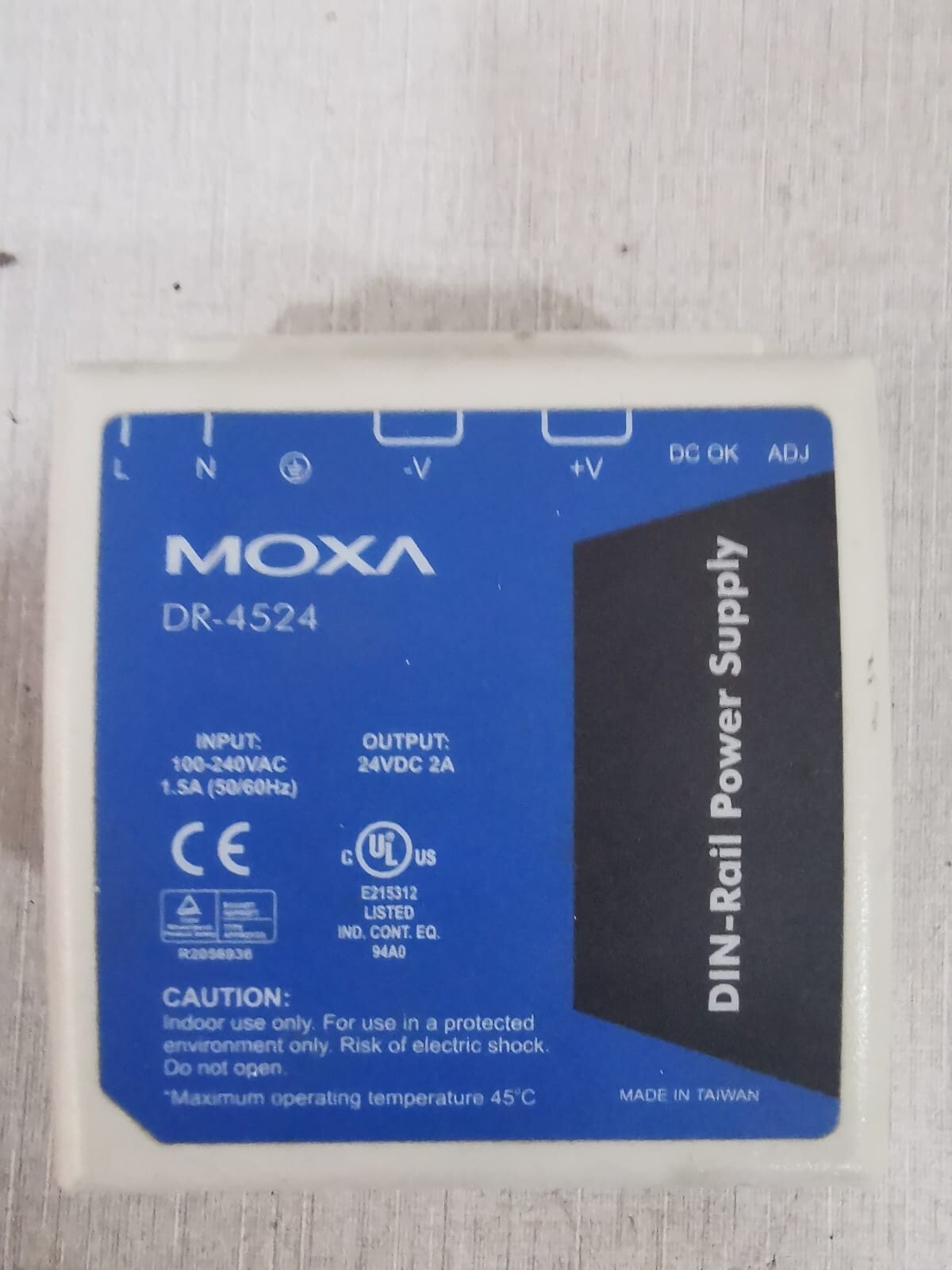 Moxa DR-4524 MOXA DR-4524 DIN Rail Power Supply 2