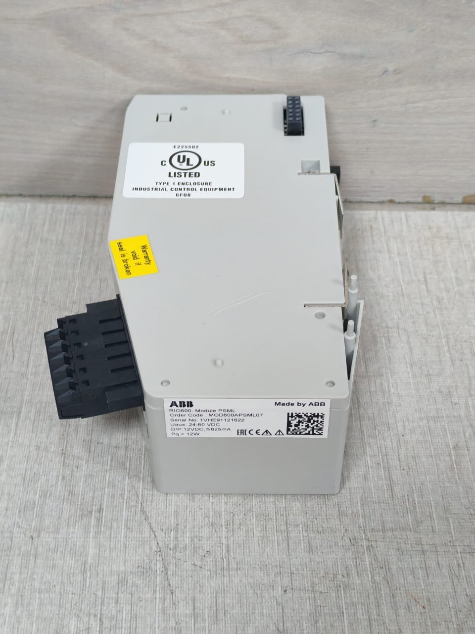 ABB MOD600APSML07 ABB PSML MOD600APSML07 | 24-60VDC O/P:12 VDC 625mA 12W - Without Original Box 9