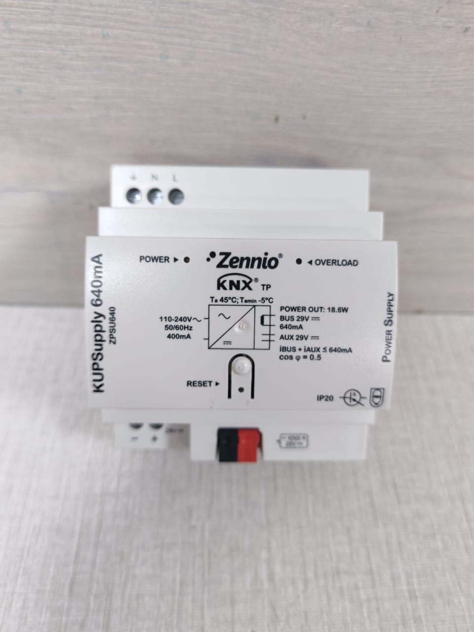 ZENNIO ZPSU640 ZENNIO ZPSU640 KUPSupply 640mA POWER SUPPLY 2