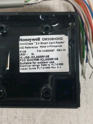 Honeywell OM30BHOND HONEYWELL OM30BHOND FW:VAS00097 REV:W OMNICLASS 2.0 SMART CARD READER 6