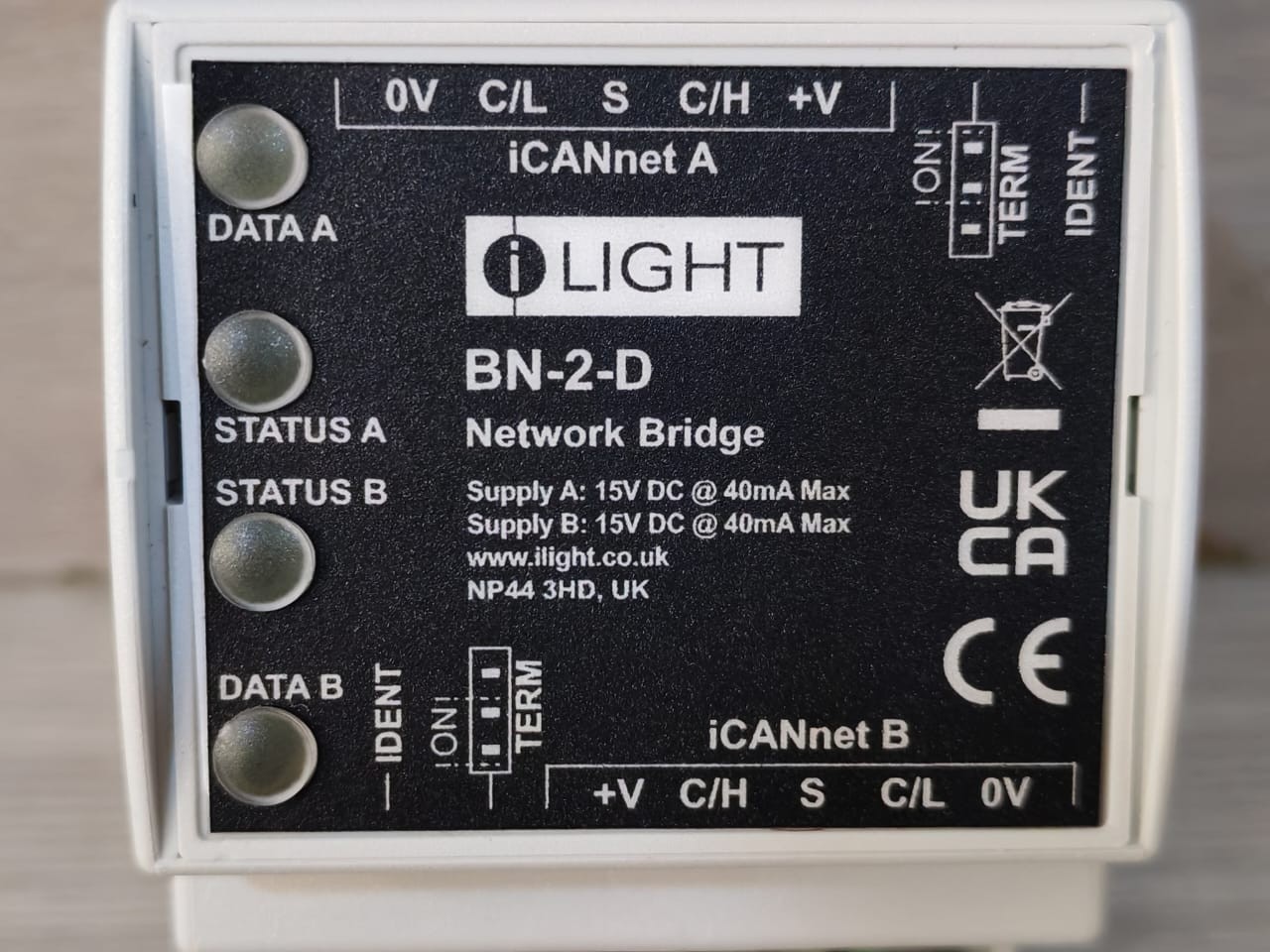 Ilight BN-2-D ILIGHT BN-2-D NETWORK BRIDGE 15VDC - WITH DIRTY BOX 3