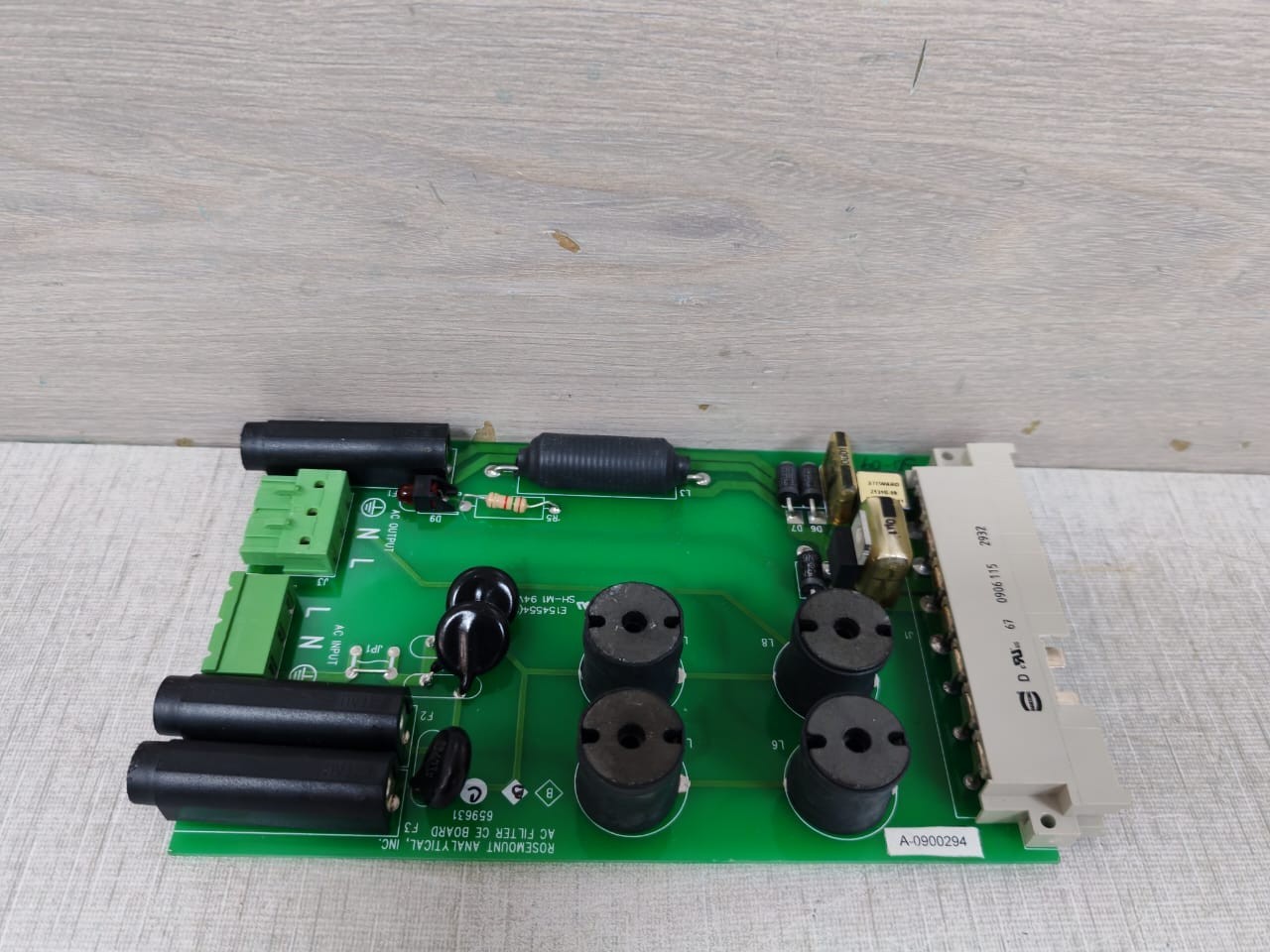 Rosemount E154554 ROSEMOUNT AC FILTER CE BOARD E154554(S) SH-MI 94V-O 5