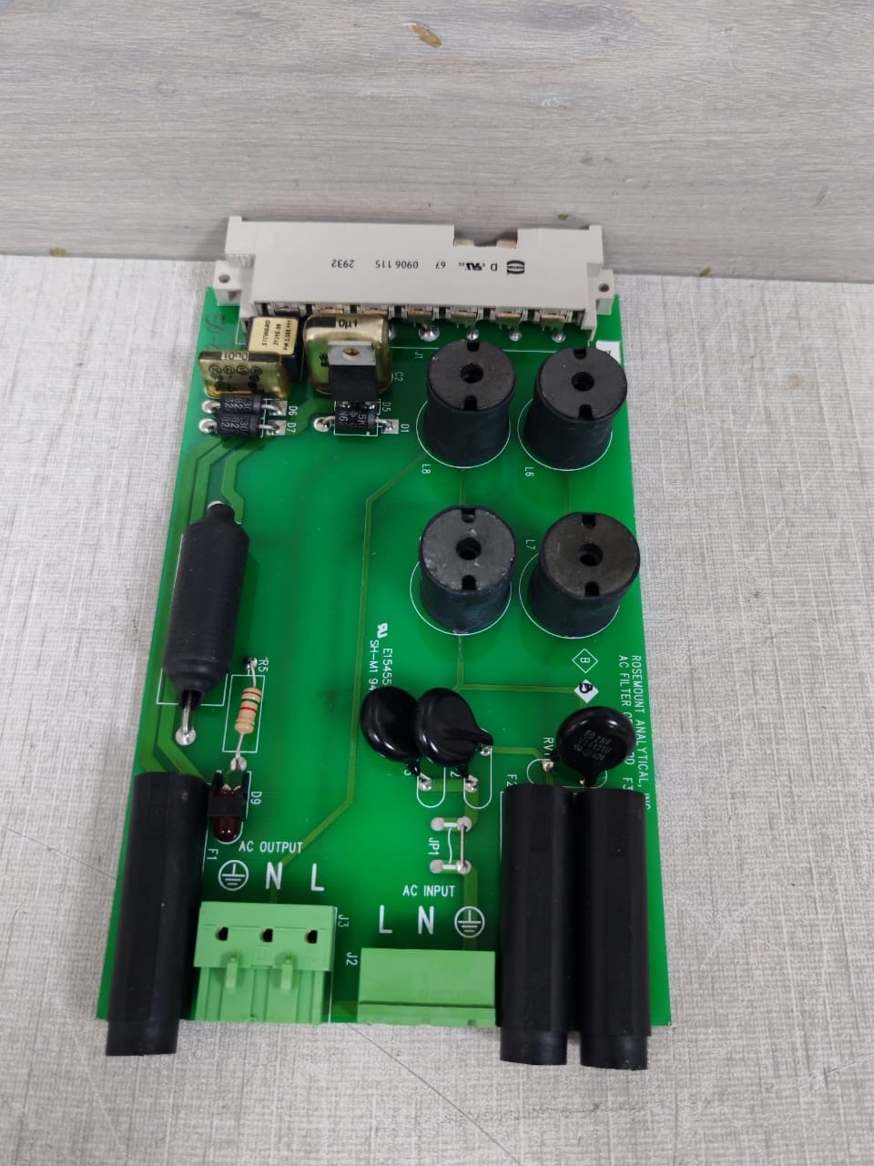 Rosemount E154554 ROSEMOUNT AC FILTER CE BOARD E154554(S) SH-MI 94V-O 6