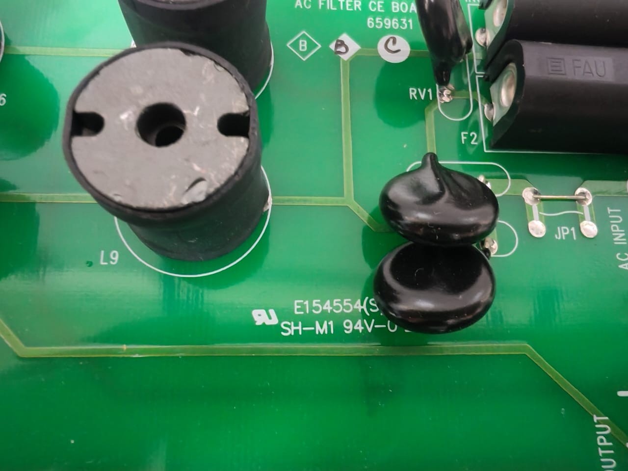 Rosemount E154554 ROSEMOUNT AC FILTER CE BOARD E154554(S) SH-MI 94V-O 7