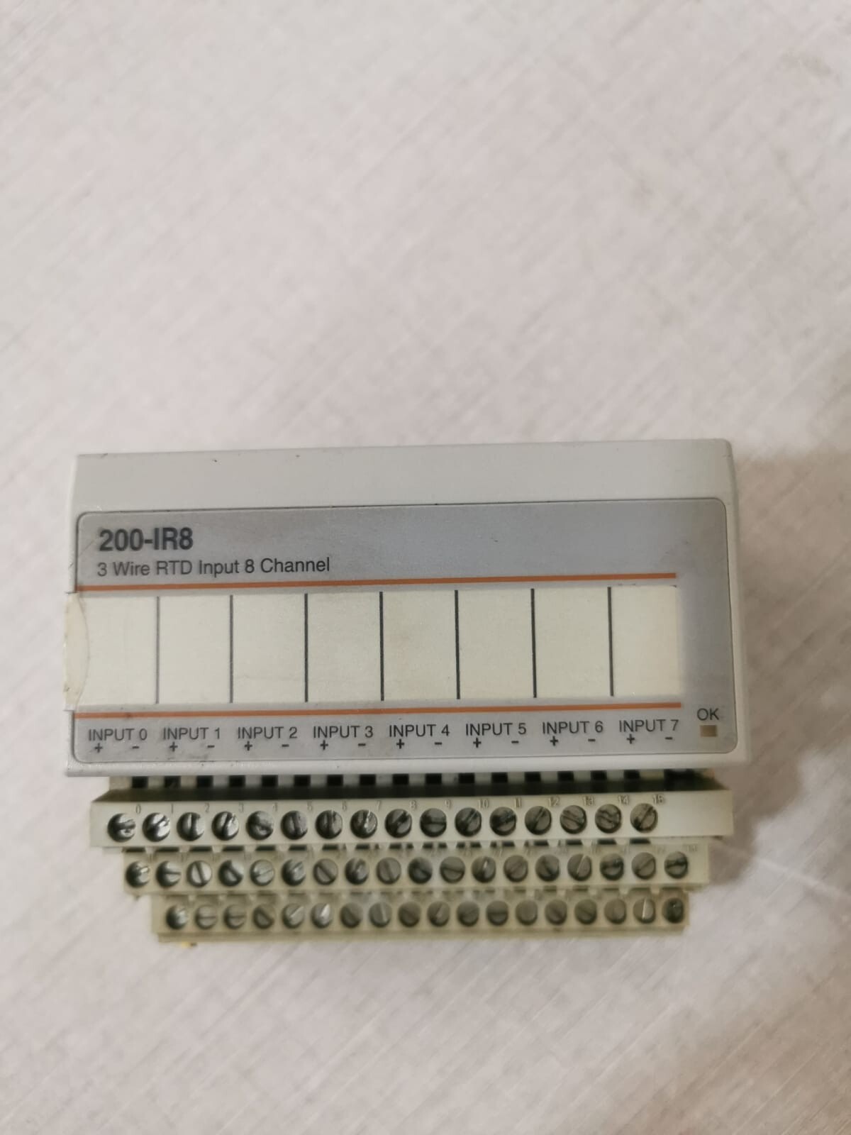 ABB S200-IR8 & S200-TB3 / 3 Wire RTD Input 8 Channel