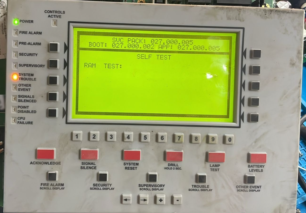 Honeywell XLS3000-CPUD HONEYWELL XLS3000-CPUD SMART ADDRESSABLE FIRE ALARM PANEL 24V 6