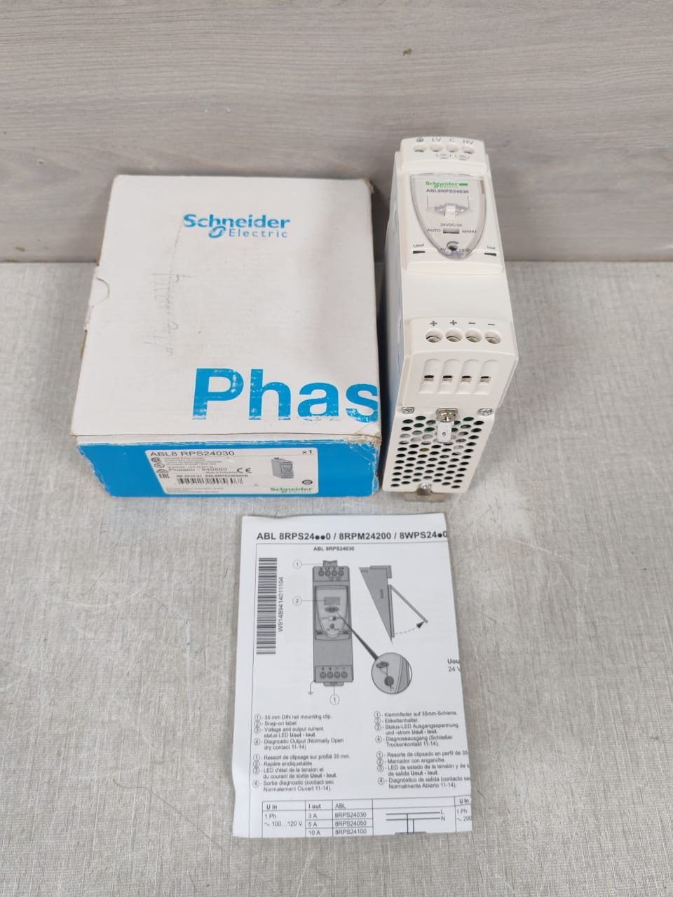 Schneider Electric RPS24030 Schneider Electric ABL8 RPS24030 Regulated Switching Power Supply 2