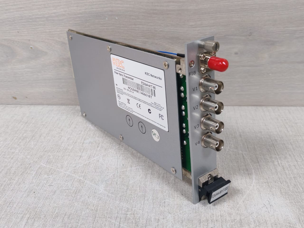 KBC Networks FDVA4-M1T-BS KBC Networks FDVA4-M1T-BS Fiber Optic Transmitter 3