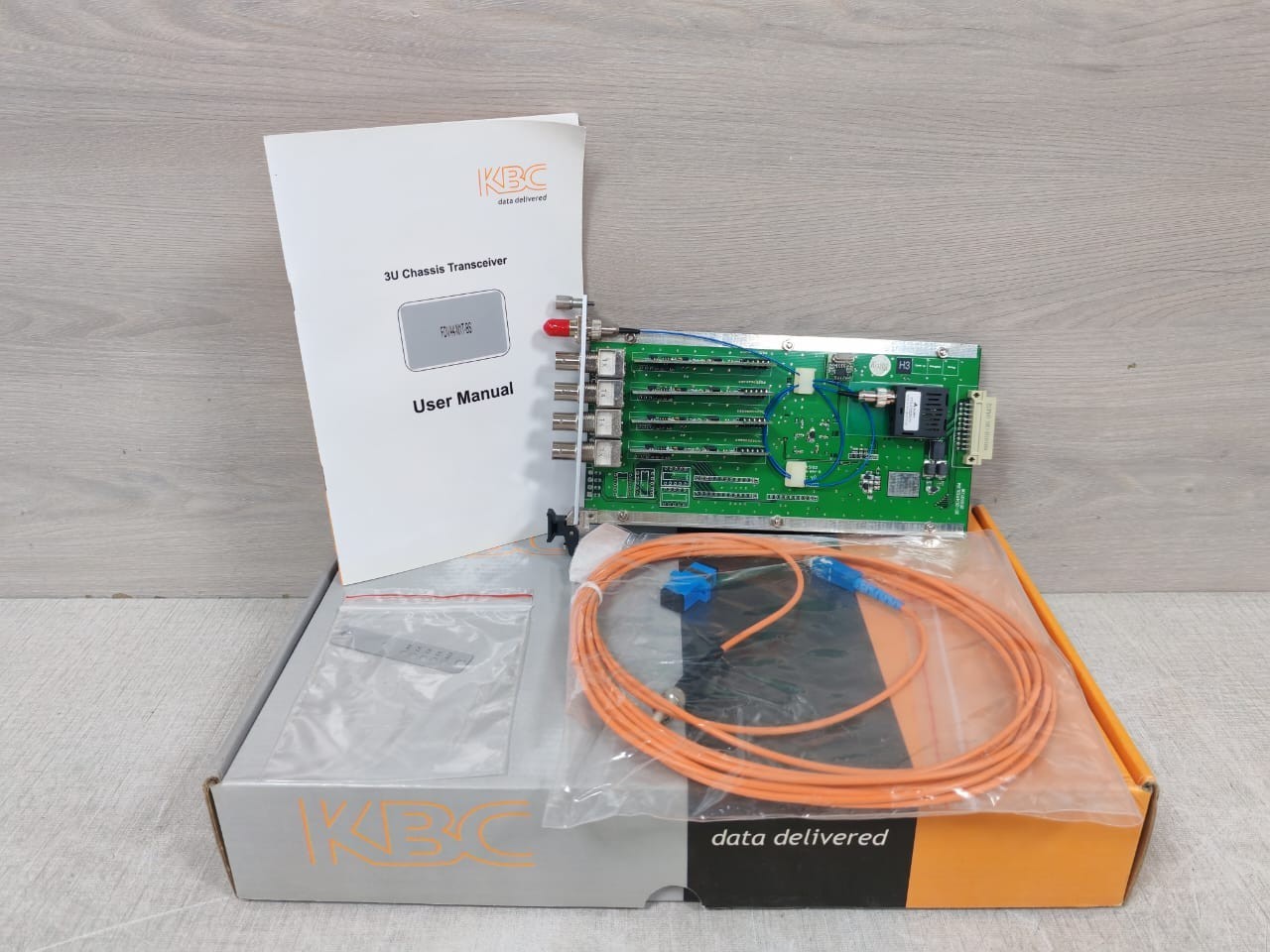KBC Networks FDVA4-M1T-BS Fiber Optic Transmitter