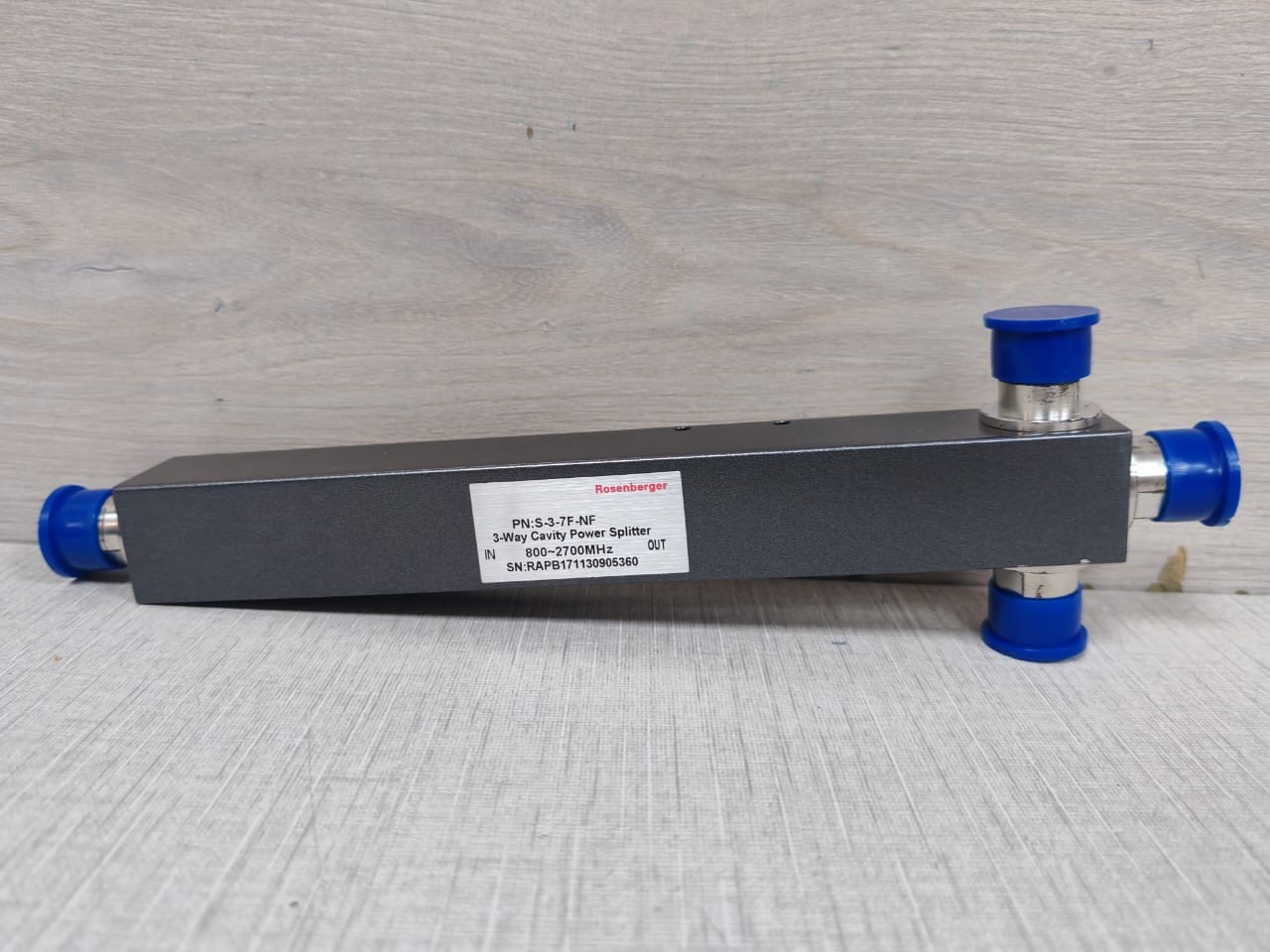 ROSENBERGER S-3-7F-NF ROSENBERGER S-3-7F-NF 3-WAY CAVITY POWER SPLITTER 800-2700MHz 5