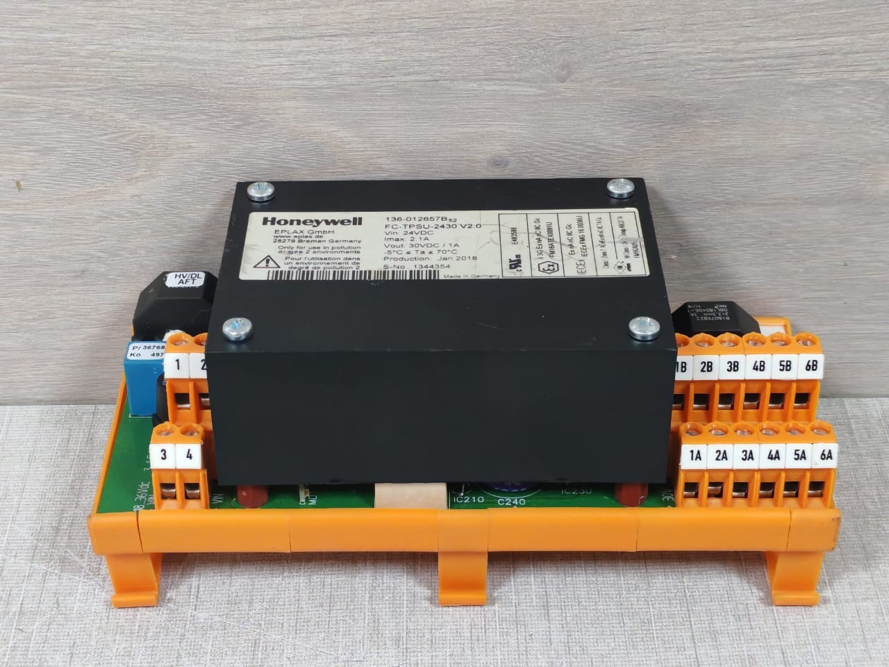 Honeywell TPSU-2430 Honeywell FC-TPSU-2430 V2.0 Power Supply Converter 136-012657B 5