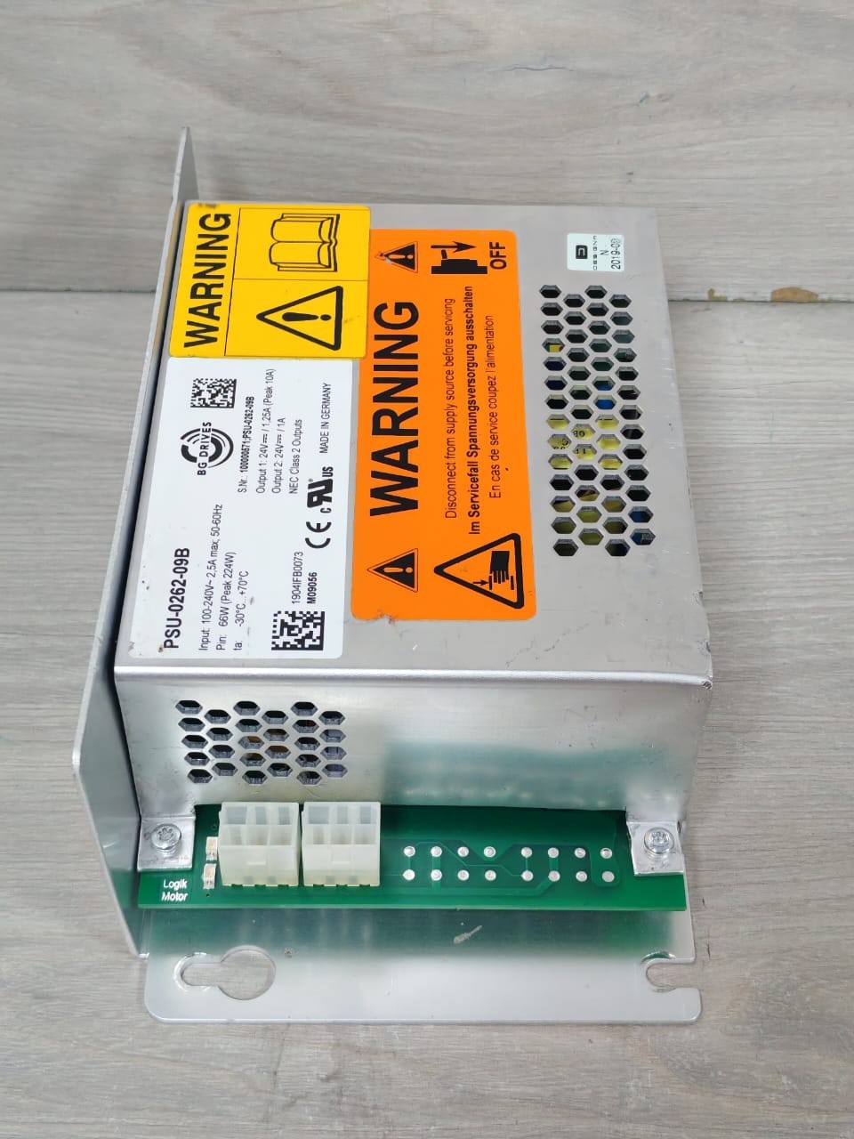 BG DRIVES PSU-0262-09B BG DRIVES PSU-0262-09B POWER MAGNETIC CAR CONTROLLER 100-240V 6