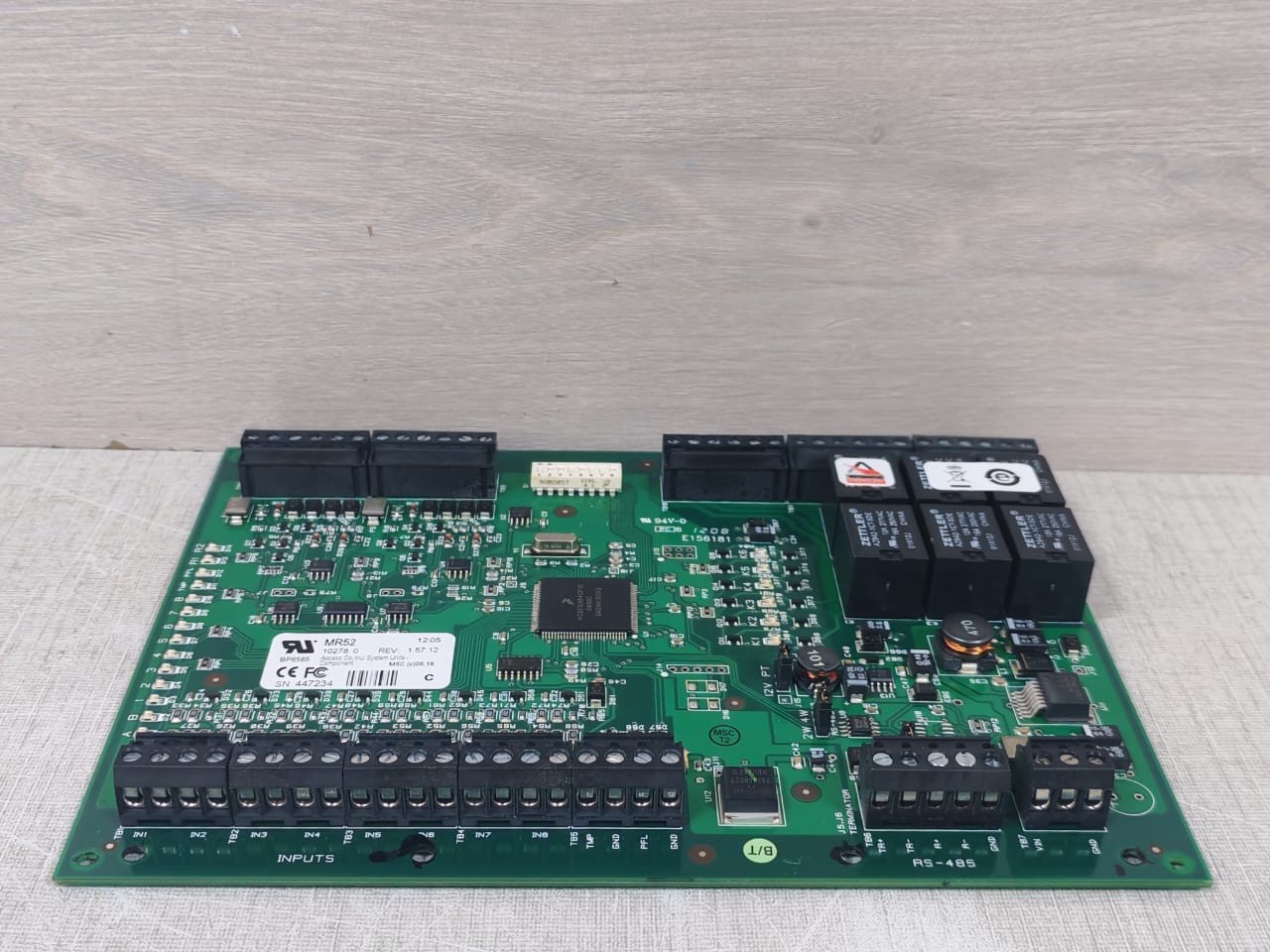 Mercury MR52 Mercury MR52 10278 0 REV 1.57.12 Dual Card Reader Interface Panel 5