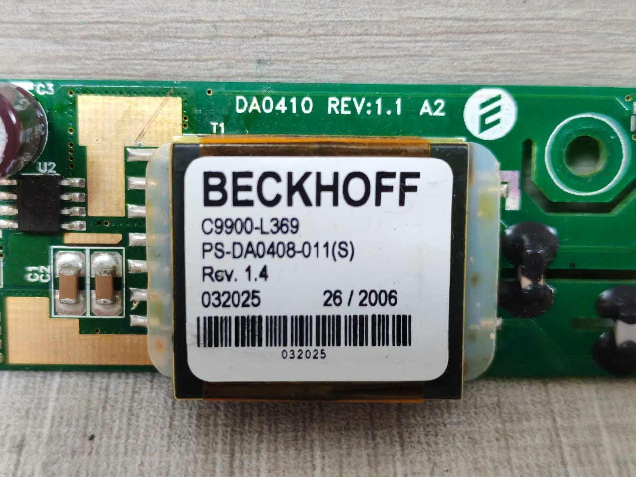 Beckhoff DA410 BECKHOFF DA410 REV.1.1 A2 / C9900-L369 PCB 3