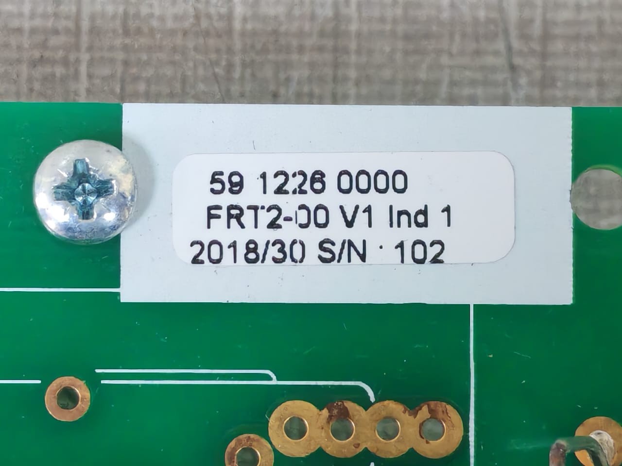 SEFC-1226 FRT2 Sefc 1226-1 PCB Board 591226 0000 FRT2-00 V1 3