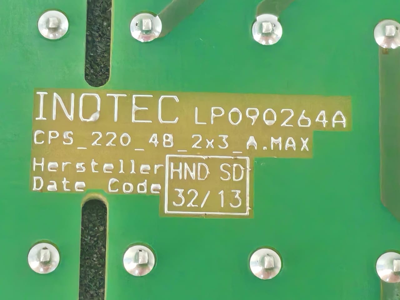 INOTEC L90P0264A INOTEC SKE 2x3A / L90P0264A PCB BOARD 6