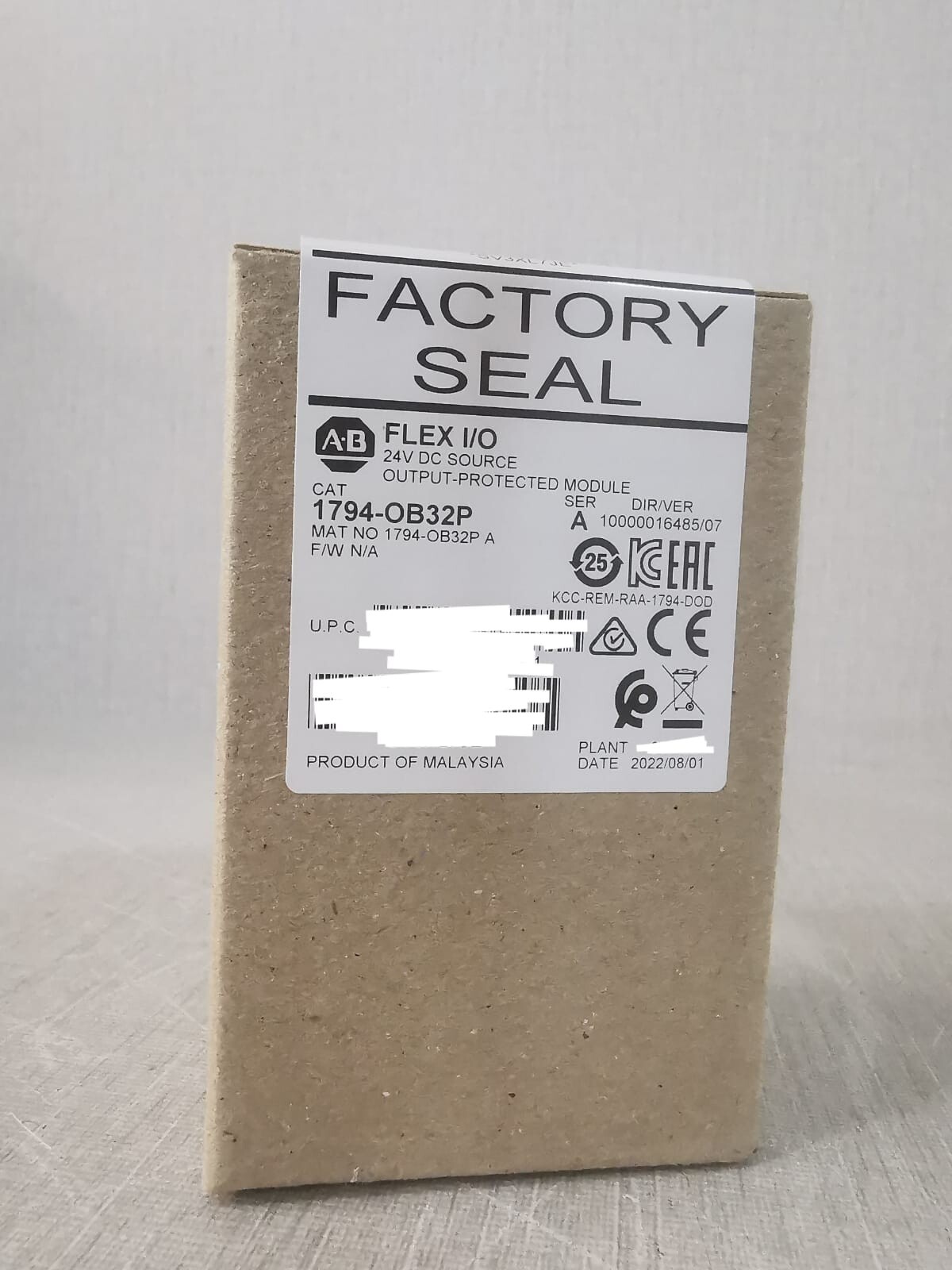 Rockwell Automation 1794-OB32P Allen-Bradley 1794-OB32P SER A Flex I/O 24V DC Output-Protected Module 5