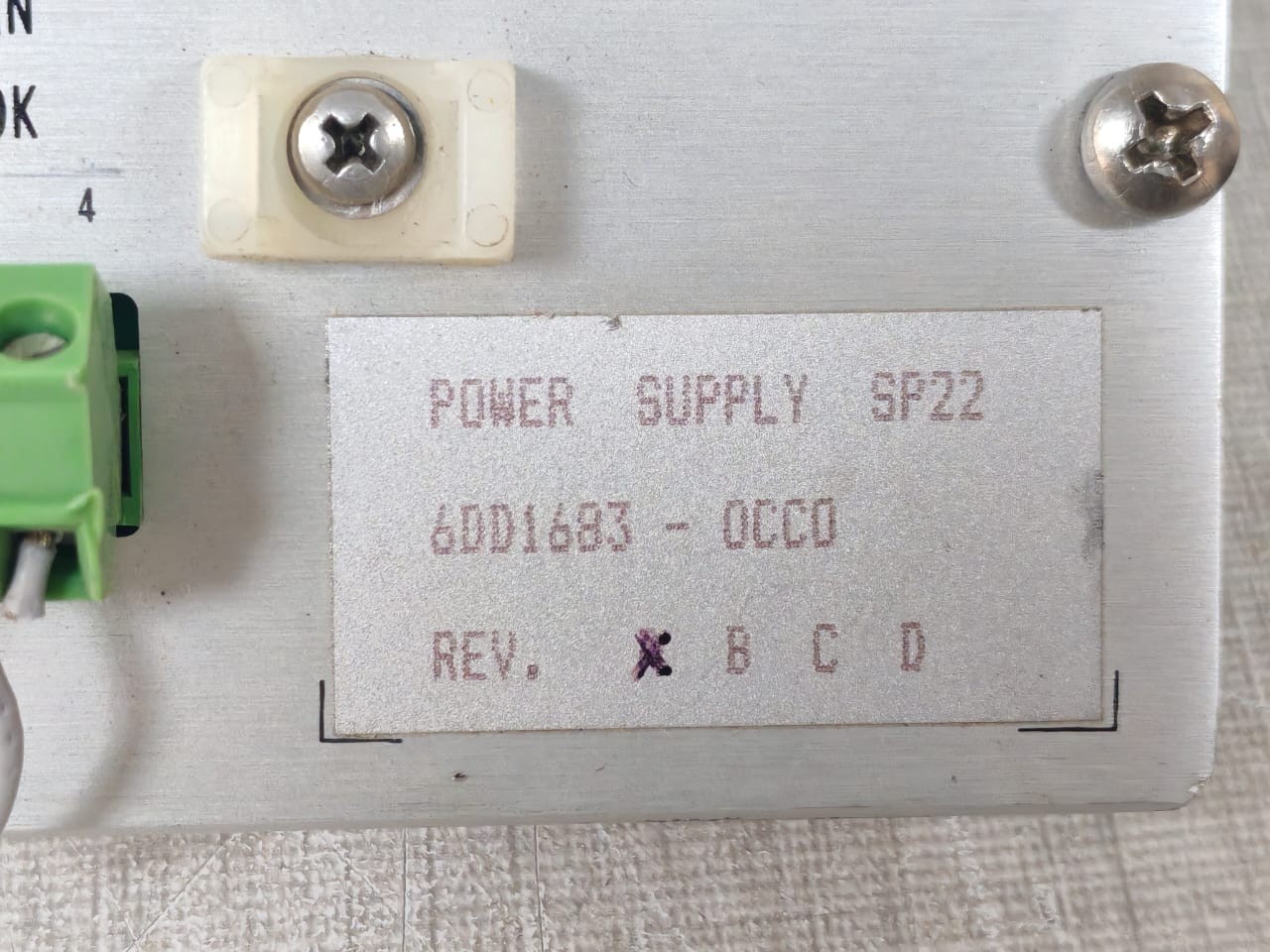 Siemens SP22 Siemens Simadyn D SP22 Power Supply 6DD1683-0CC0 Frontface & Controller 2