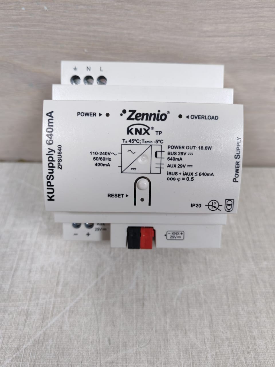 ZENNIO ZPSU640 ZENNIO ZPSU640 KUPSupply 640mA POWER SUPPLY 4