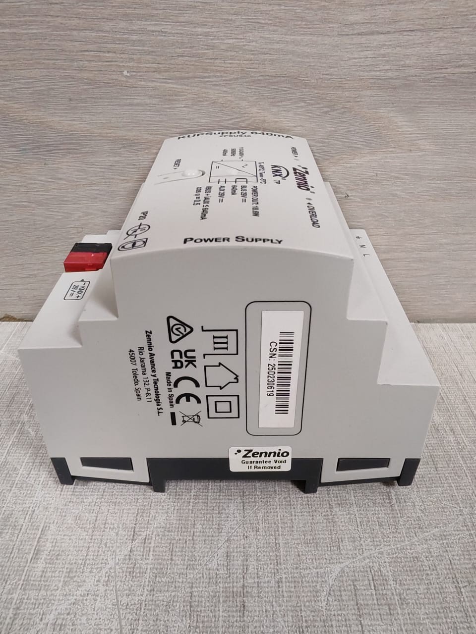ZENNIO ZPSU640 ZENNIO ZPSU640 KUPSupply 640mA POWER SUPPLY 5