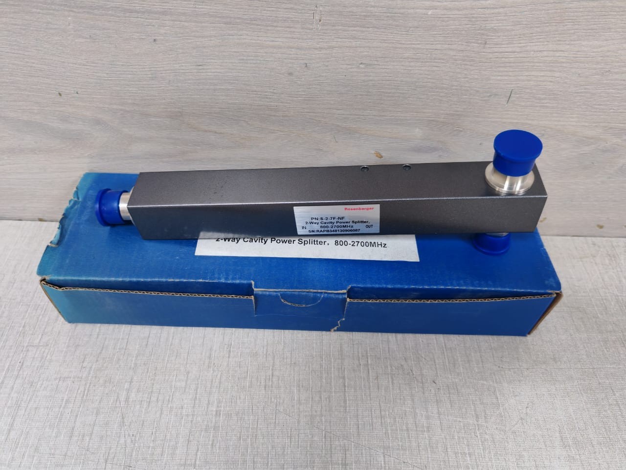 ROSENBERGER S-2-7F-NF ROSENBERGER S-2-7F-NF 2-WAY CAVITY POWER SPLITTER 800-2700MHz 2