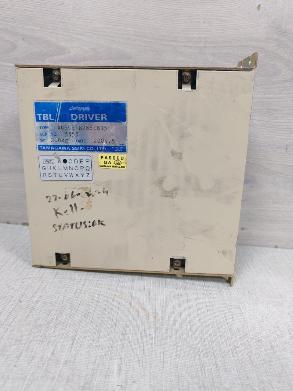 TAMAGAWA AU6551N286E815 TAMAGAWA AU6551N286E815 TBL DRIVER 3
