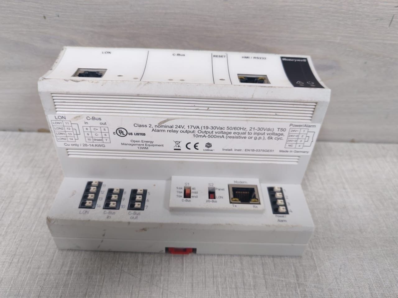 Honeywell EXCEL-800 HONEYWELL XCL8010A EXCEL 800 V3.01.07 PLANT CONTROLLER MODULE 3