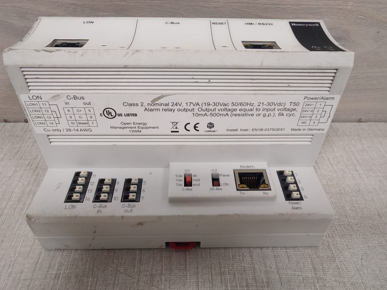Honeywell EXCEL-800 HONEYWELL XCL8010A EXCEL 800 V3.01.07 PLANT CONTROLLER MODULE 8
