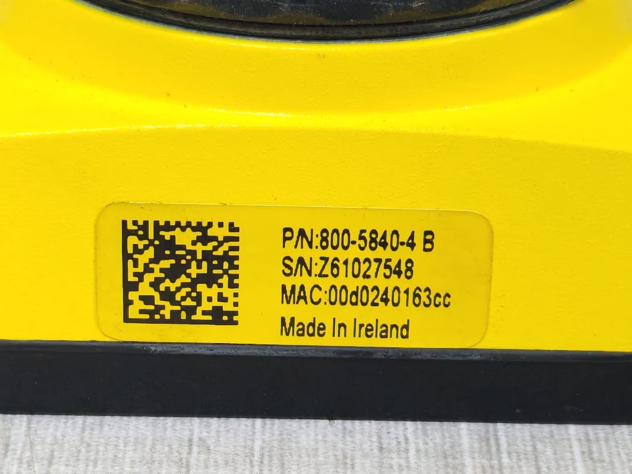 Cognex SIGHT-5000 Cognex In-Sight 5000 Series Vision System 800-5840-4 B 3