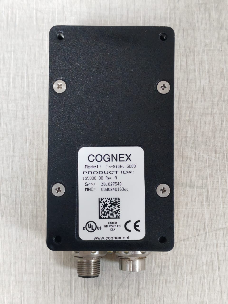 Cognex SIGHT-5000 Cognex In-Sight 5000 Series Vision System 800-5840-4 B 10