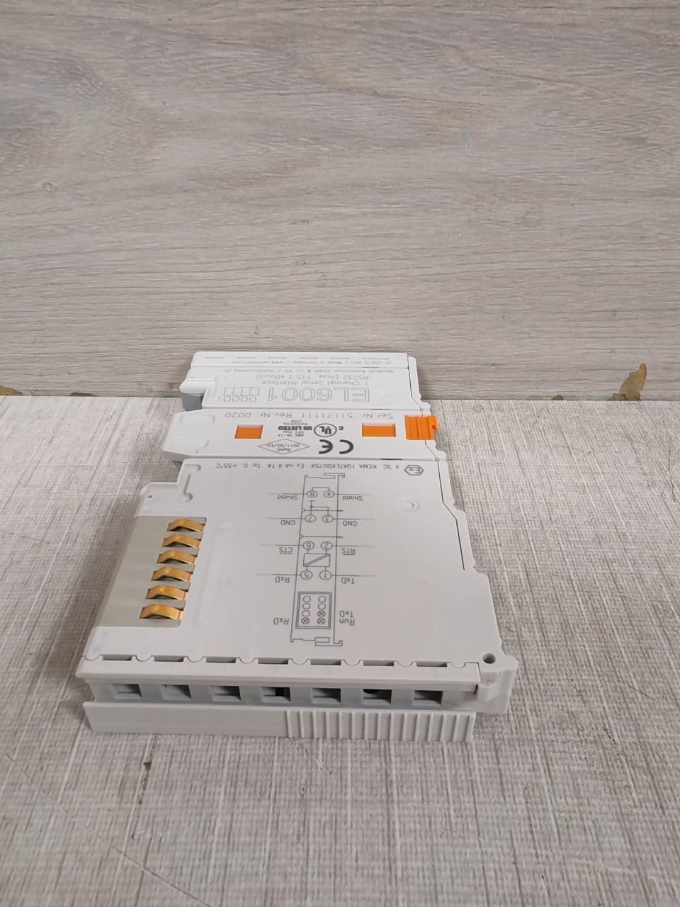 Beckhoff EL6001 BECKHOFF EL6001 CHANNEL SERIAL INTERFACE RS232 9