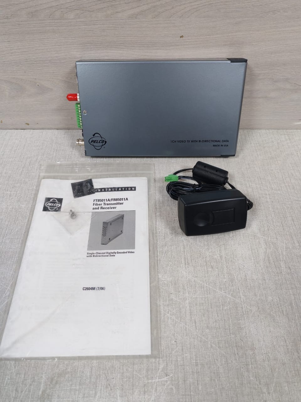 Pelco FT85011AMSTR Rev.A1 1-Channel Video TX with BI Directional Data - o