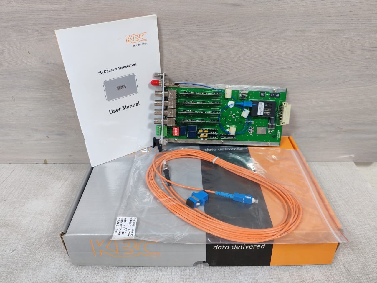 KBC Networks FDVA4-DB1-M1T-BS Fiber Optic Transmitter