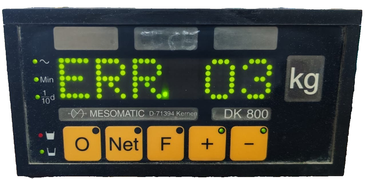 MESOMATIC DK 800/8E/16A/RS485/EN/WAS41 V03.41 REV.04E DIGITAL WEIGHT GAUGE