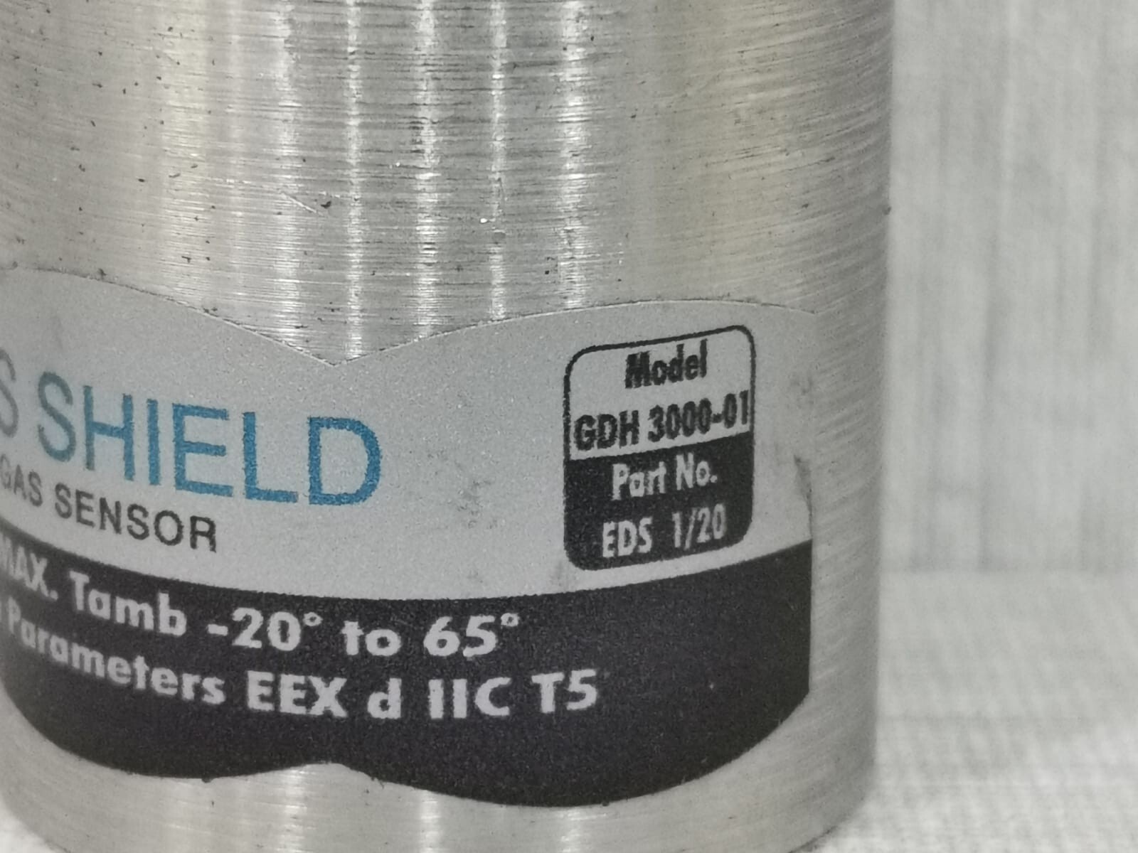 EDS SHIELD GDH-3000-01 EDS Shield GDH-3000-01 P/n: EDS 1/20 Gas Sensor 3