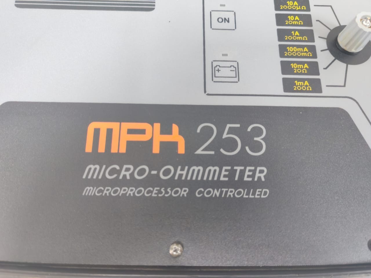 Digital MPK-253 MEGABRAS MPK-253 10A DIGITAL MICRO-OHMMETER DIGITAL MICROPROCESSOR CONTROLLED 10