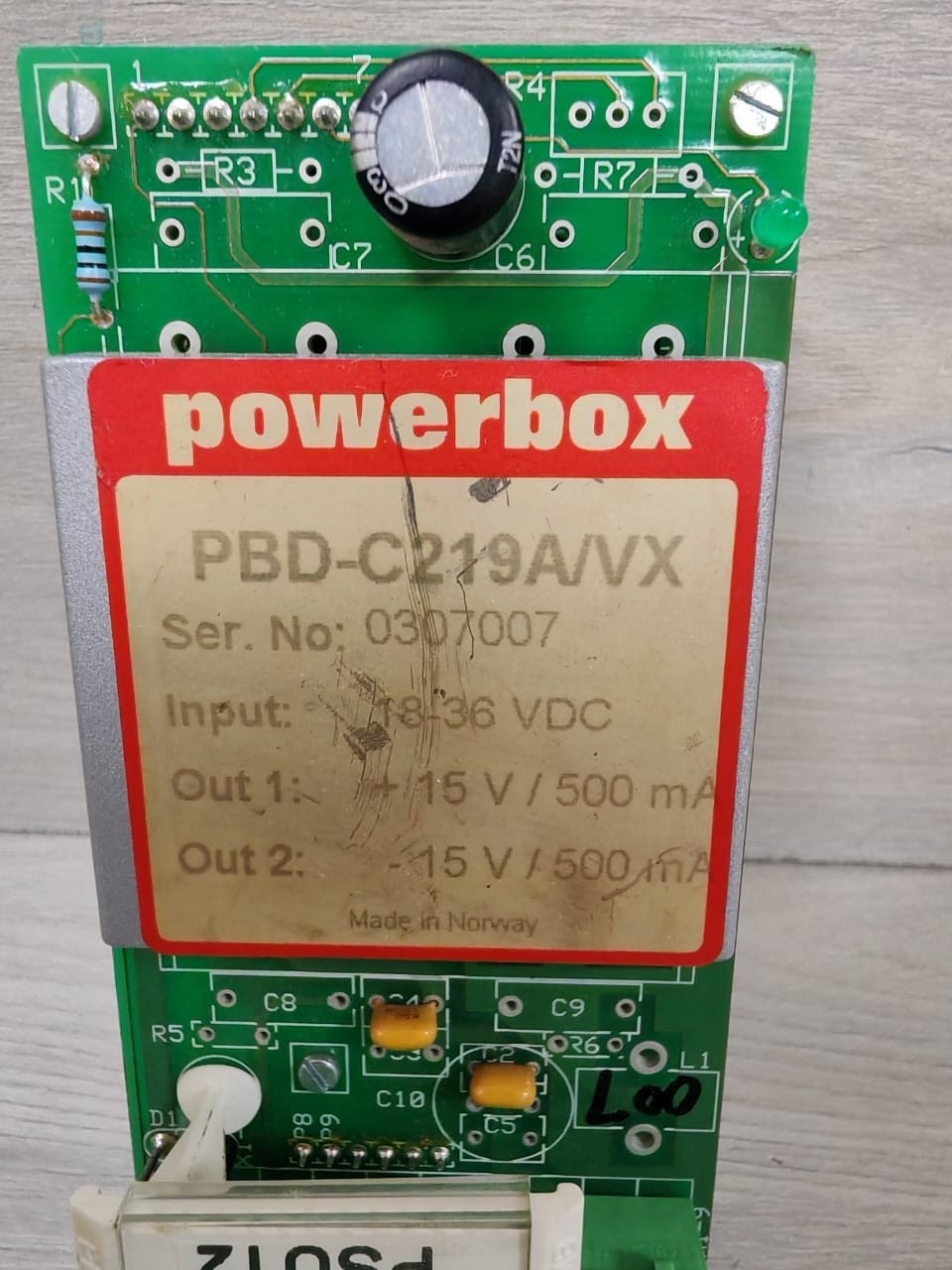 Phoenix Contact M00006-02 PHOENIX CONTACT PBD-C219A / VX POWERBOX 18-36 VDC M00006-02 / M00005-02 3