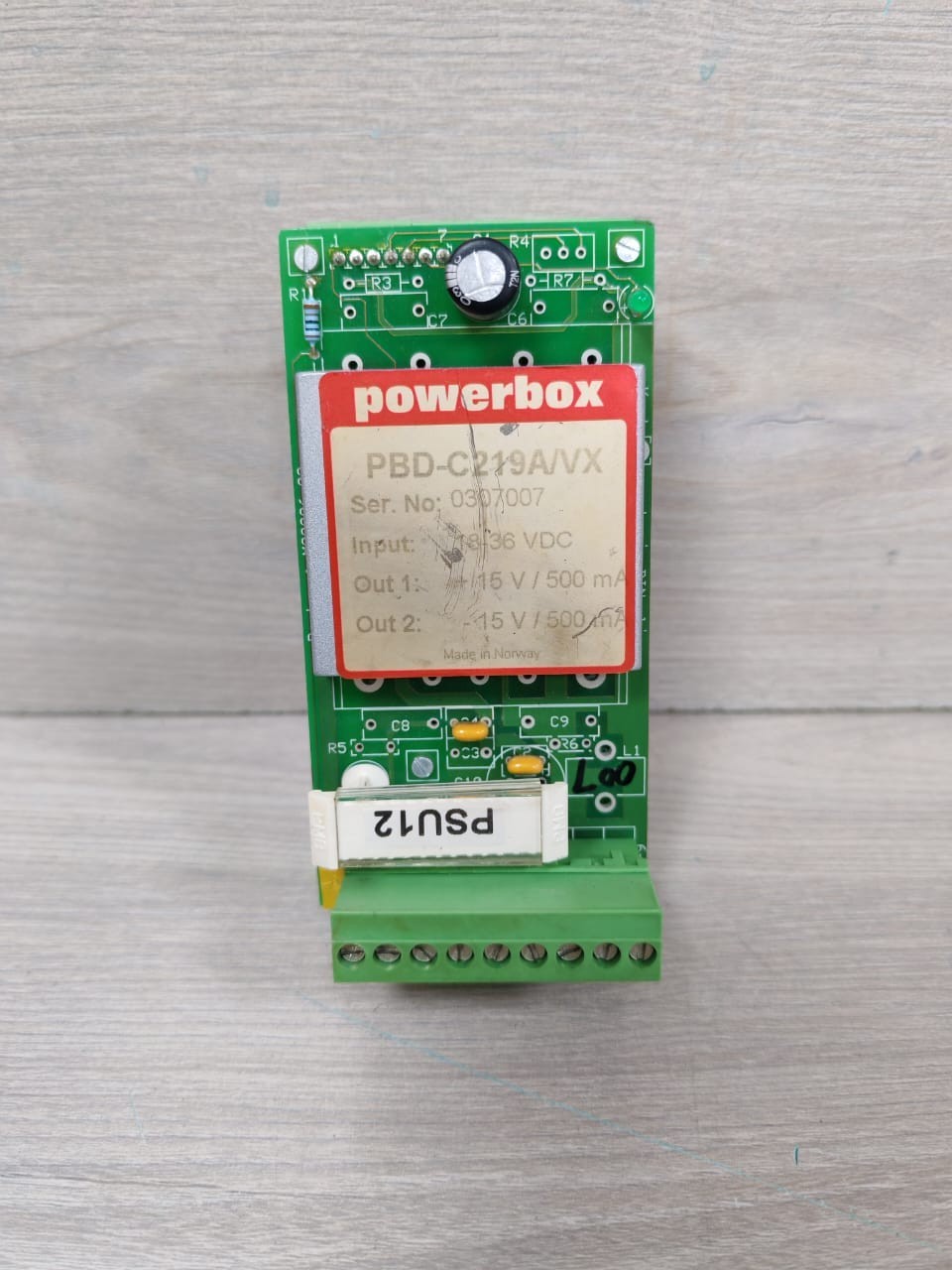 Phoenix Contact M00006-02 PHOENIX CONTACT PBD-C219A / VX POWERBOX 18-36 VDC M00006-02 / M00005-02 9