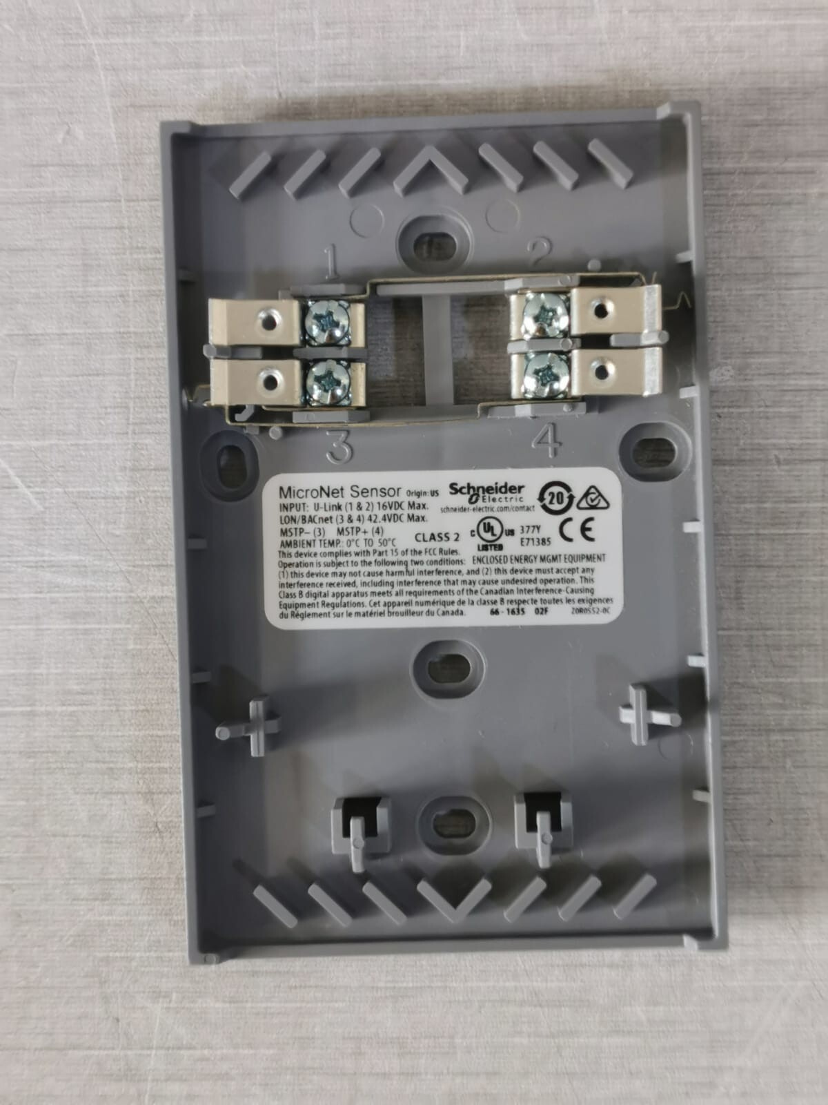 Schneider Electric MN-S3-A Schneider Electric MN-S3 MicroNet Temperature Sensor P/N: MN-S3-A - Oh 6