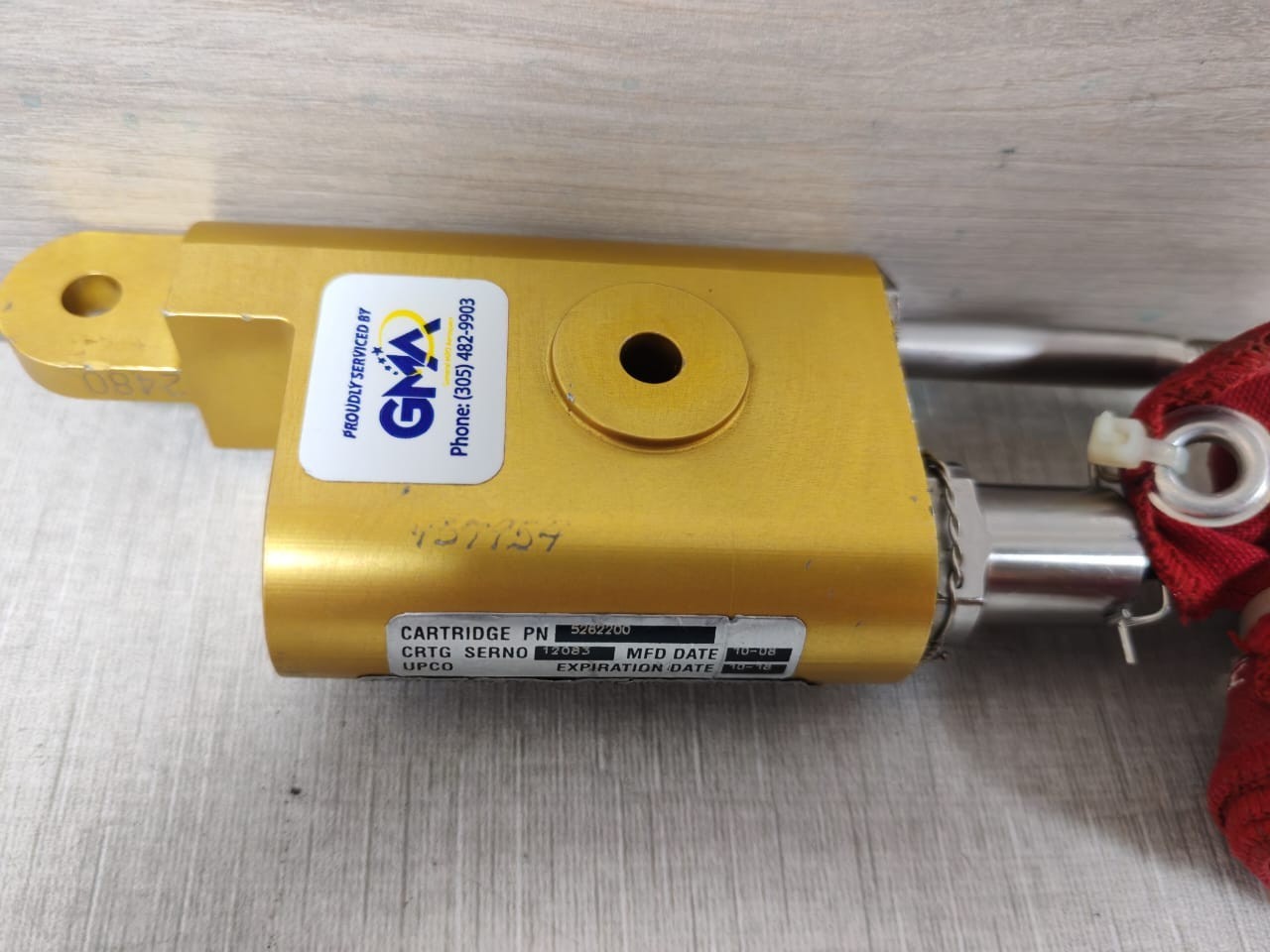 GMA 5262100 GMA PN 5262100 ACTUATOR DOOR OPENING / STOCKINGS 4