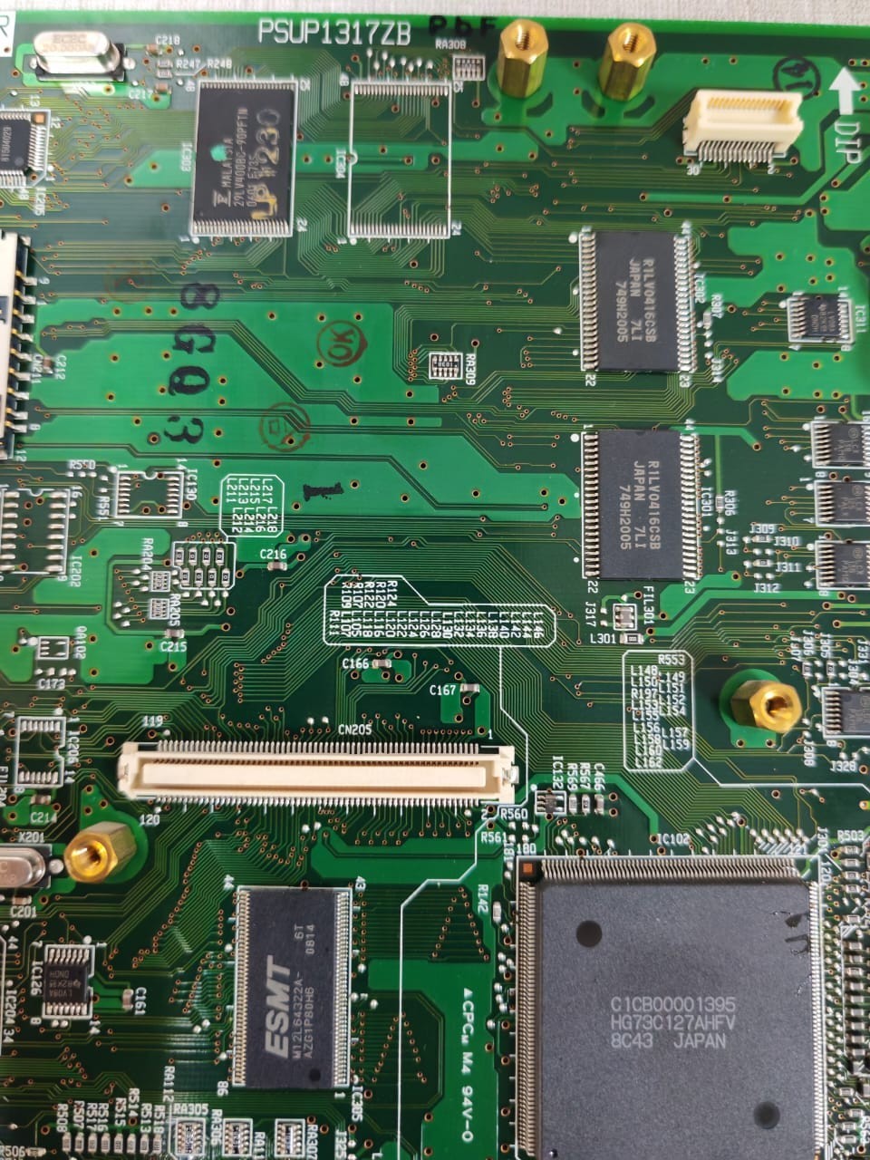 Panasonic PSUP1317ZB PANASONIC MPR PSUP1317ZB MAIN PROCESSING CARD 3